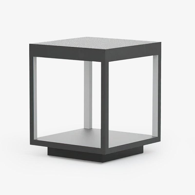Square Frame Fence Post Outdoor Light