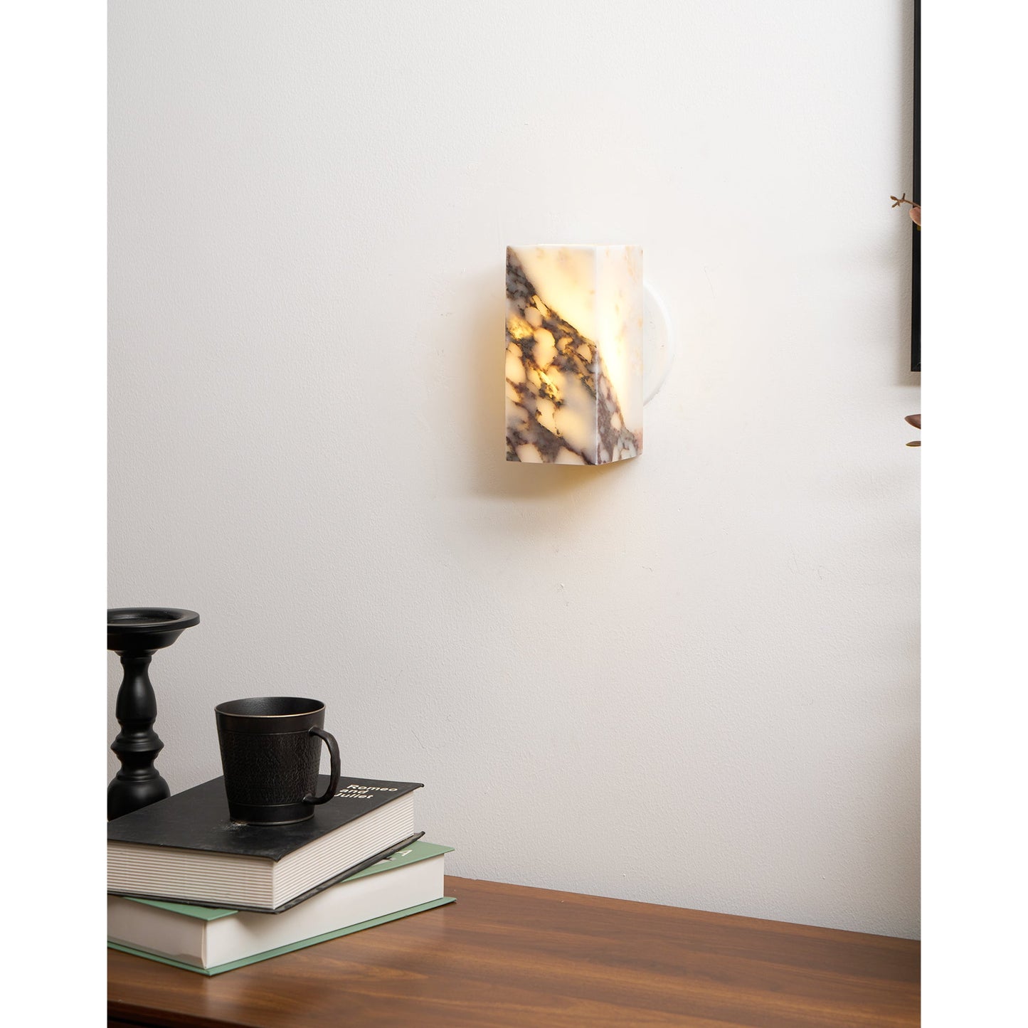 Square Marble Wall Lamp
