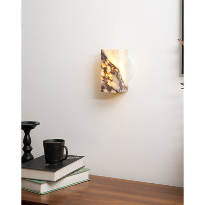 Square Marble Wall Lamp