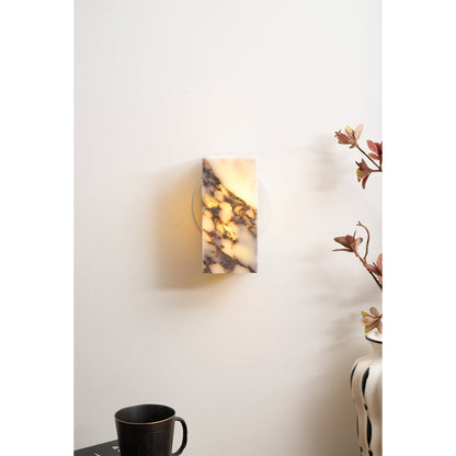 Square Marble Wall Lamp