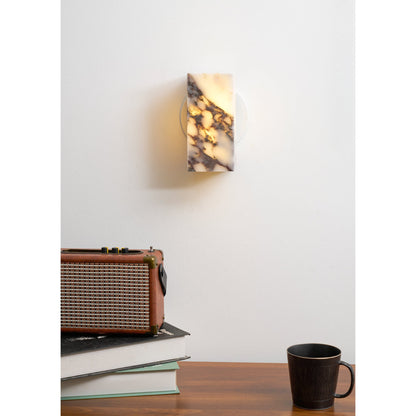 Square Marble Wall Lamp