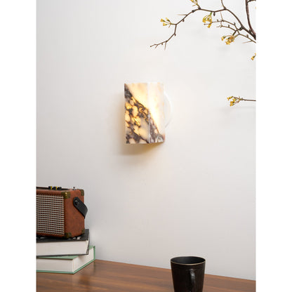 Square Marble Wall Lamp