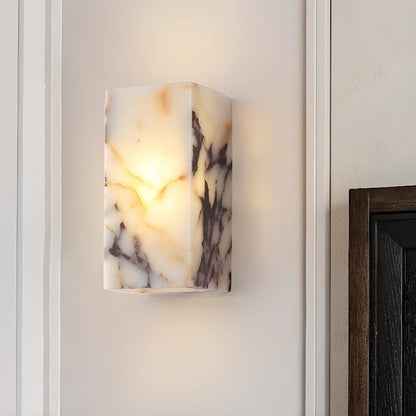 Square Marble Wall Lamp