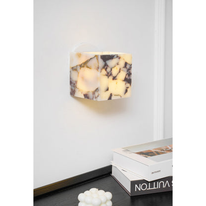 Square Marble Wall Lamp