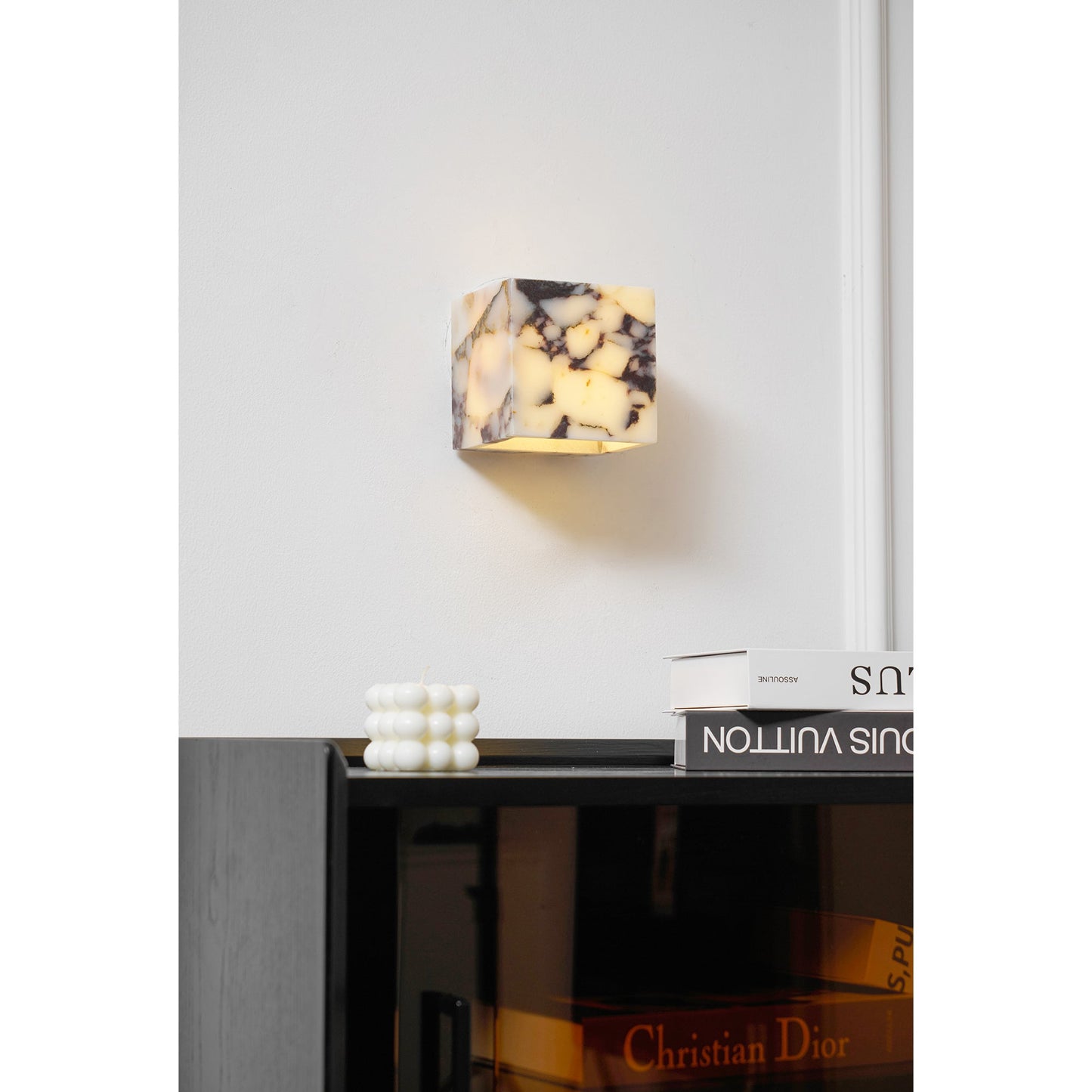 Square Marble Wall Lamp