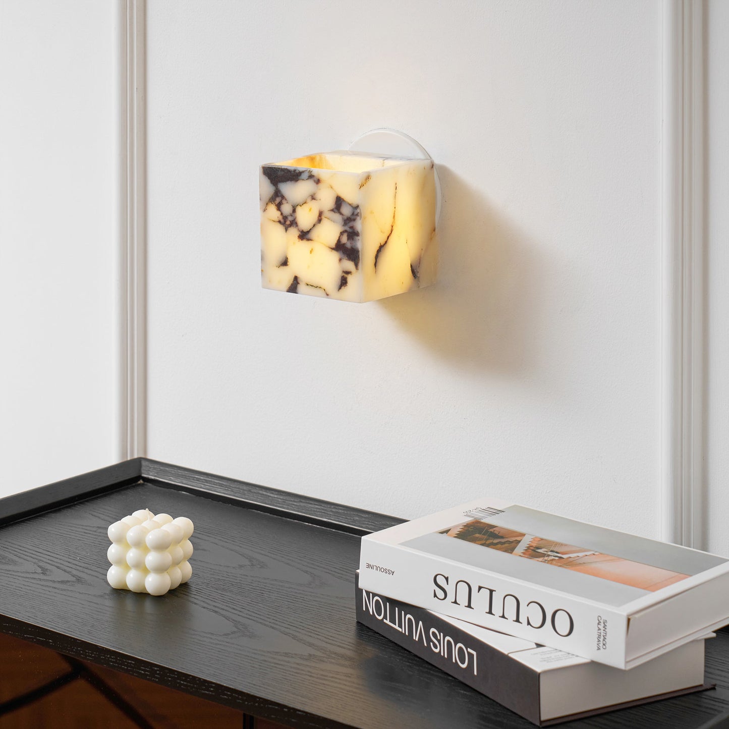 Square Marble Wall Lamp