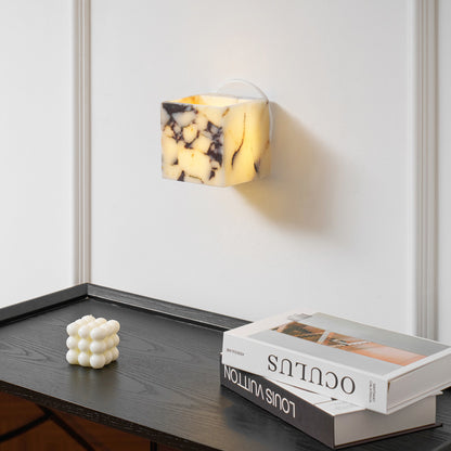 Square Marble Wall Lamp