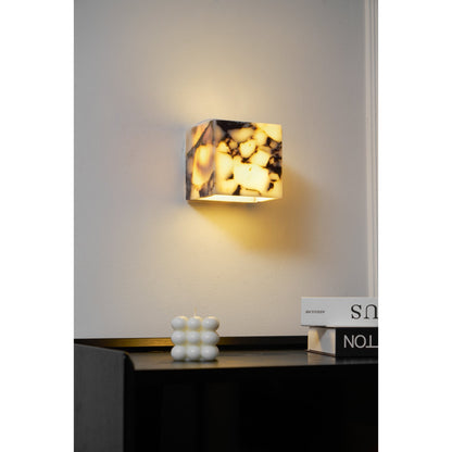 Square Marble Wall Lamp