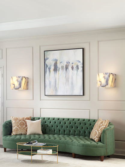 Square Marble Wall Lamp