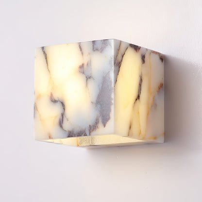 Square Marble Wall Lamp