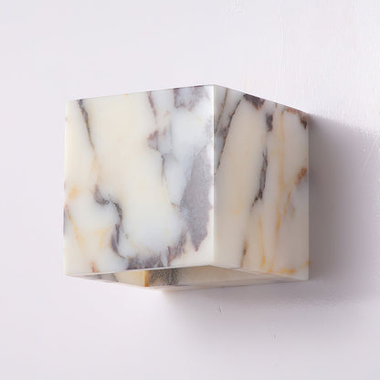 Square Marble Wall Lamp