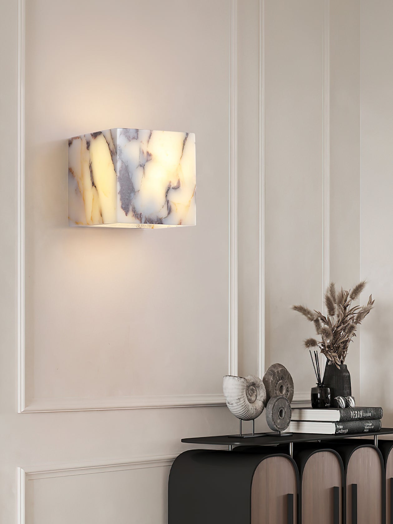 Square Marble Wall Lamp