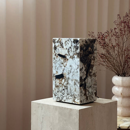 Square Stone Table Lamp