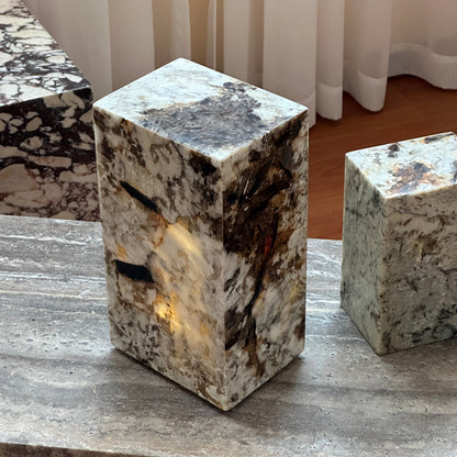 Square Stone Table Lamp