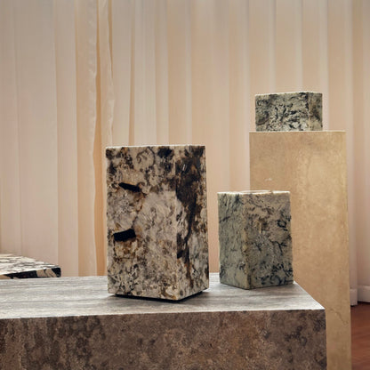 Square Stone Table Lamp