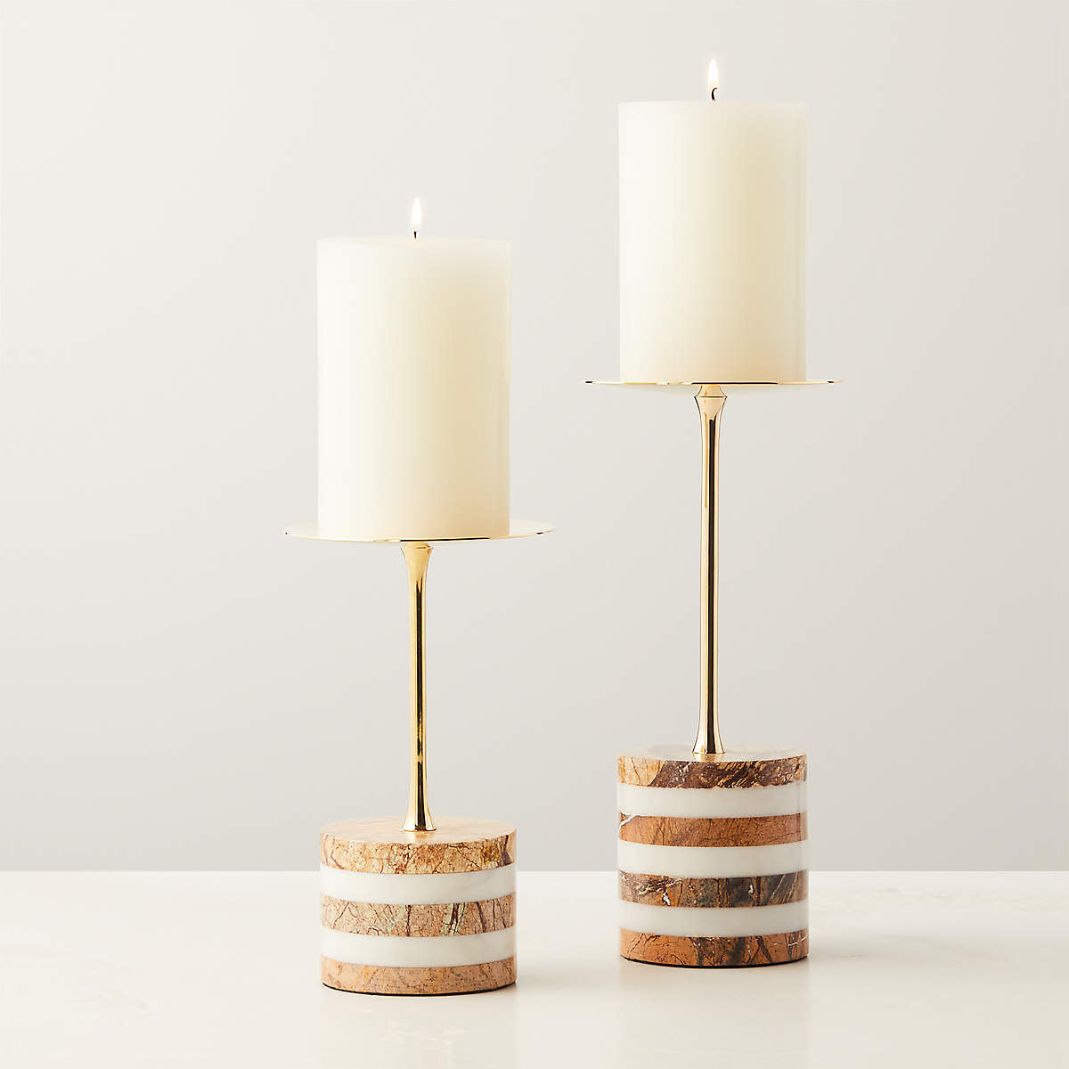 Esmon Marble Candle Stand
