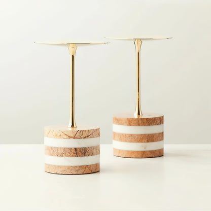 Esmon Marble Candle Stand