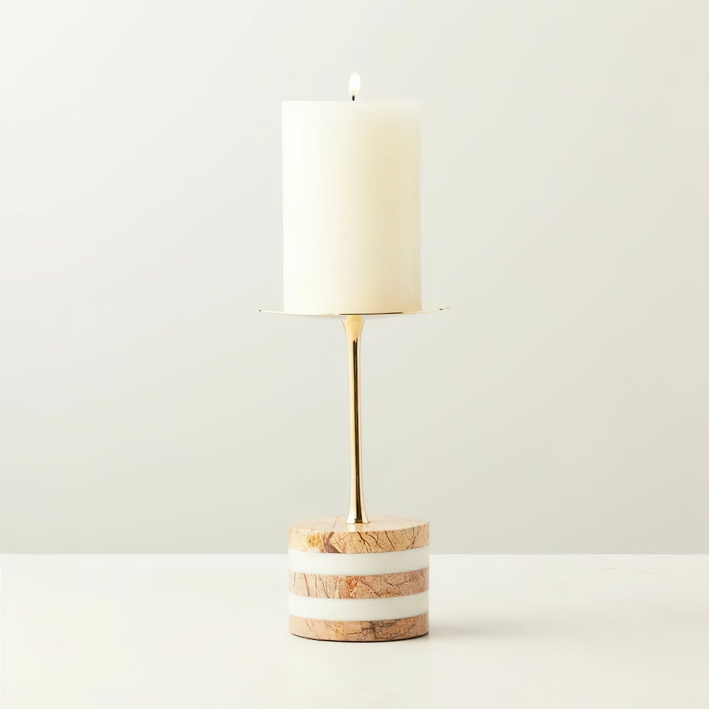 Esmon Marble Candle Stand