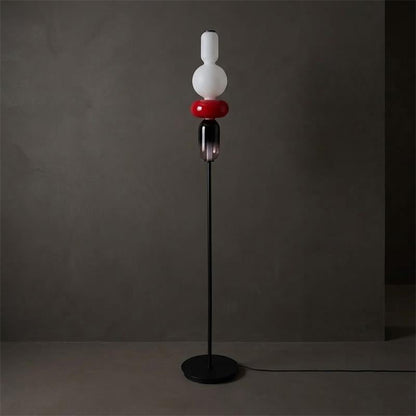 Esmon Glass Pebble Floor Lamp