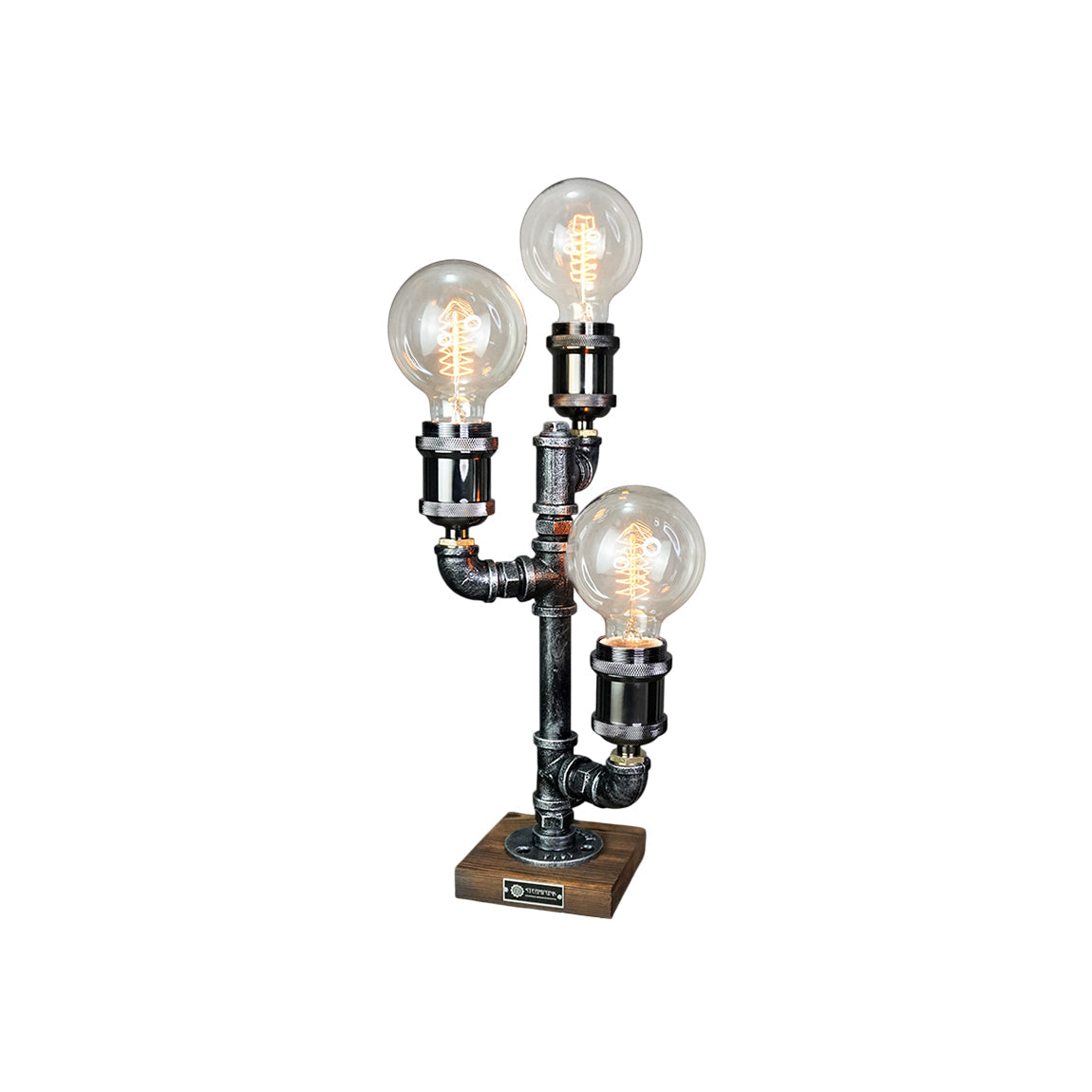 Steampunk Pipe Table Lamp