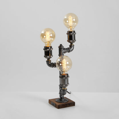Steampunk Pipe Table Lamp