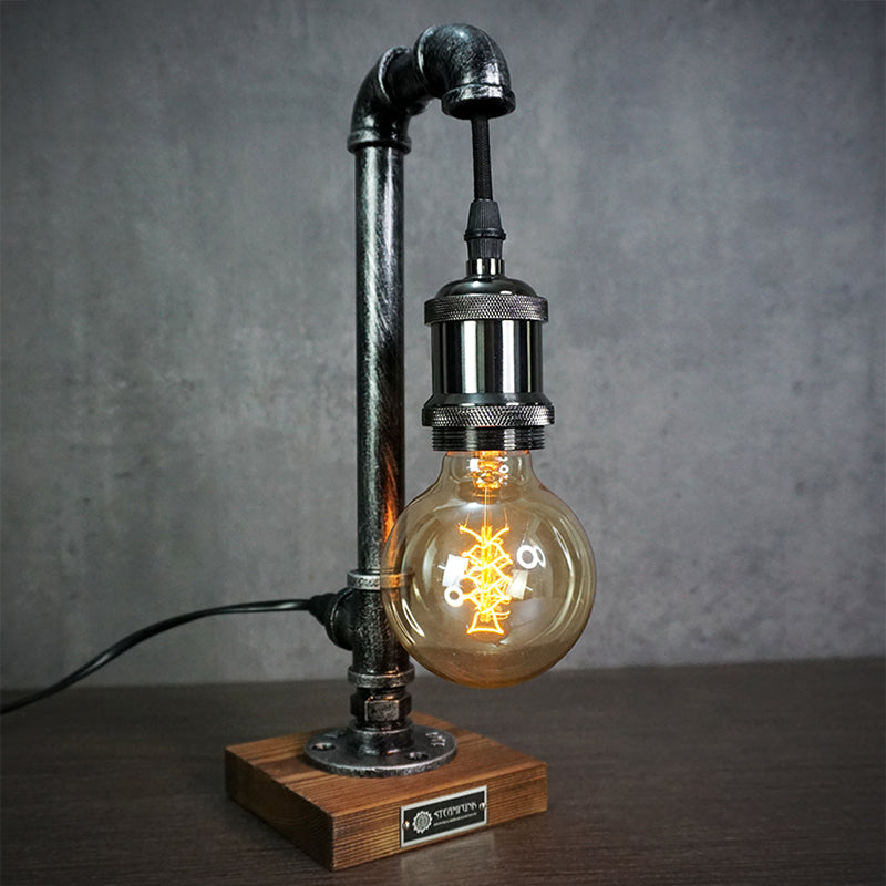 Steampunk Pipe Table Lamp