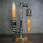 Steampunk Pipe Table Lamp