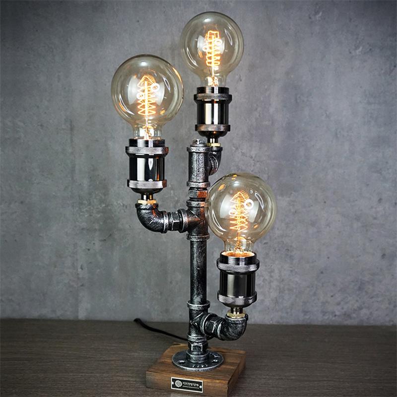 Steampunk Pipe Table Lamp