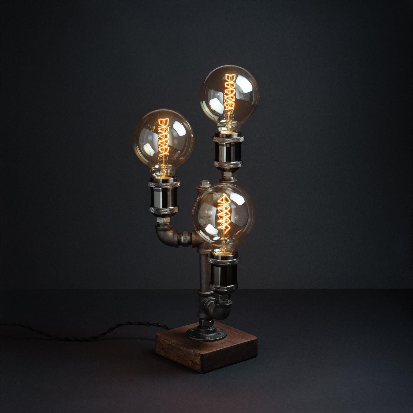 Steampunk Pipe Table Lamp