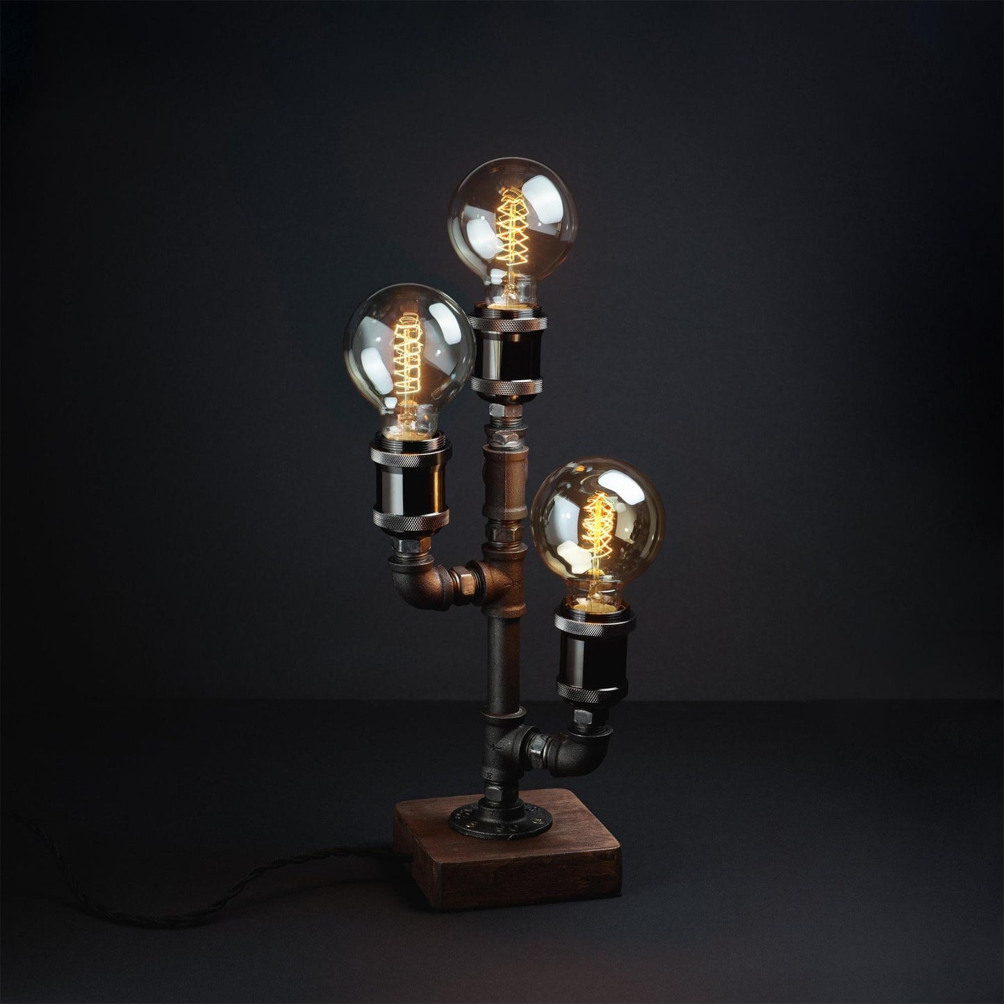 Steampunk Pipe Table Lamp