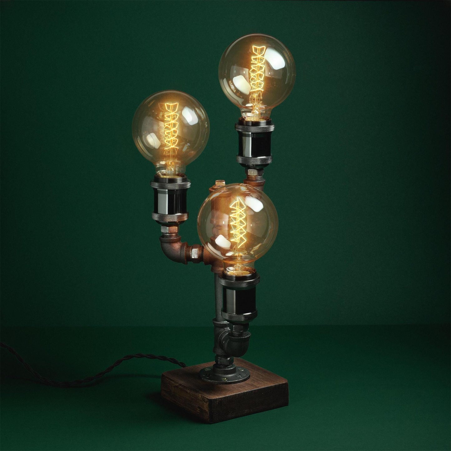 Steampunk Pipe Table Lamp