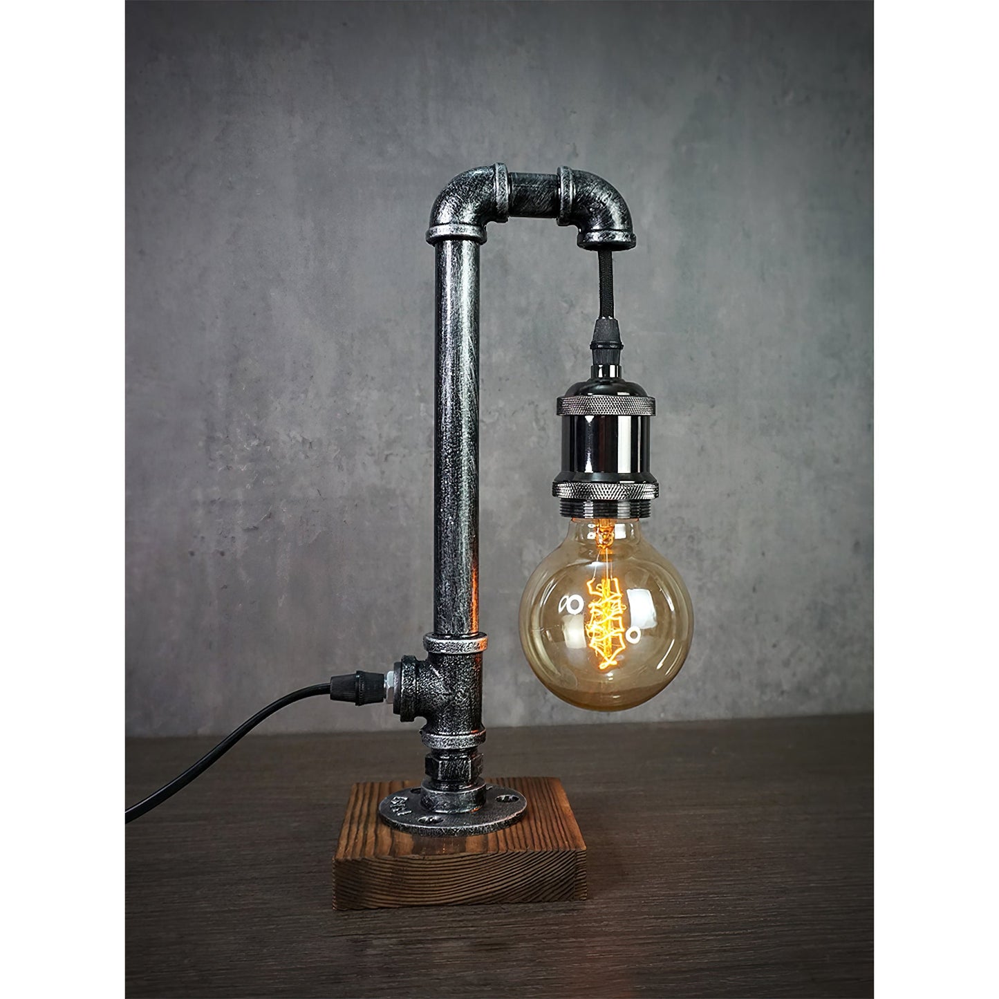 Steampunk Pipe Table Lamp
