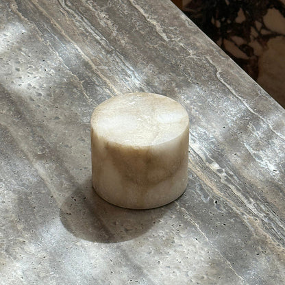 Sterno Alabaster Table Lamp (Built-in Battery)