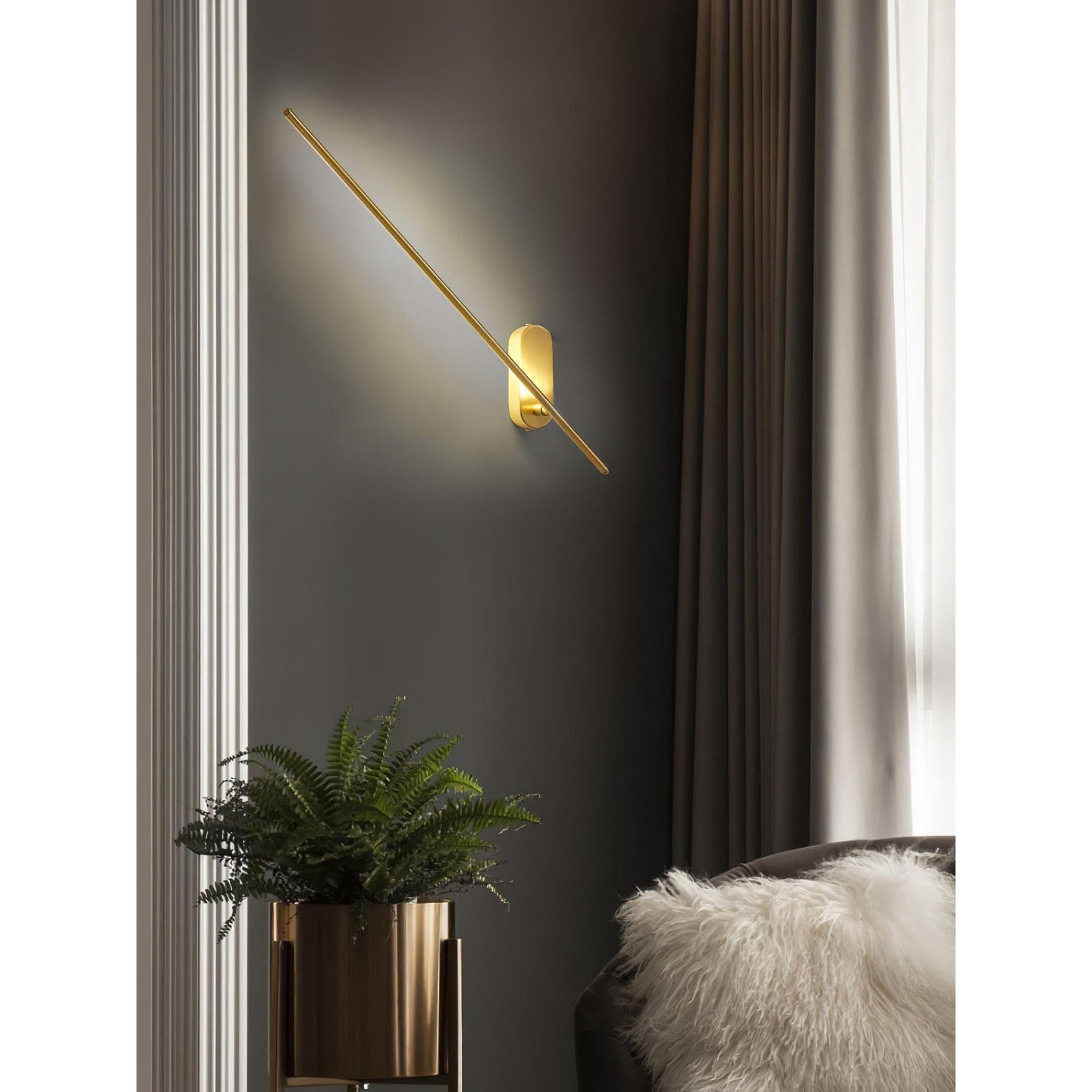 Magnolia Shaped Metal Sconce