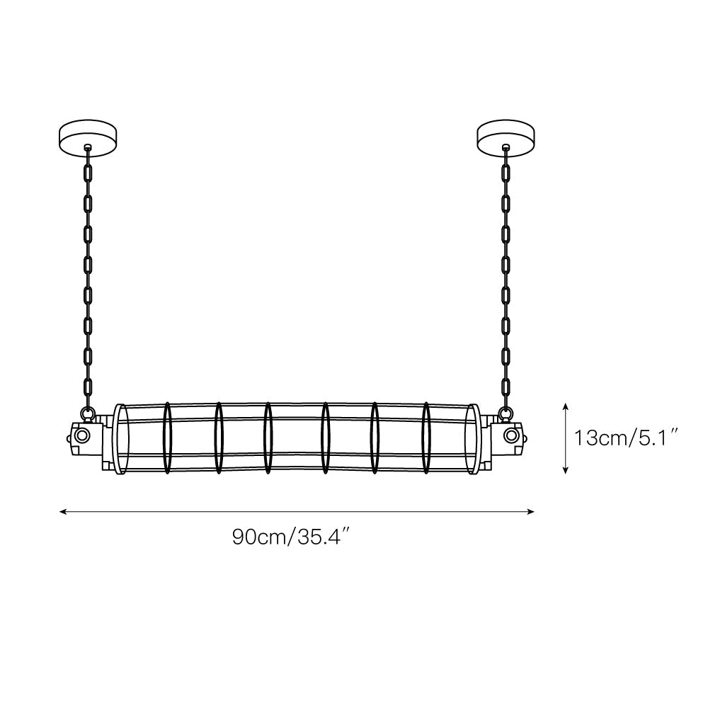 Strasbourg Tube Pendant Lamp