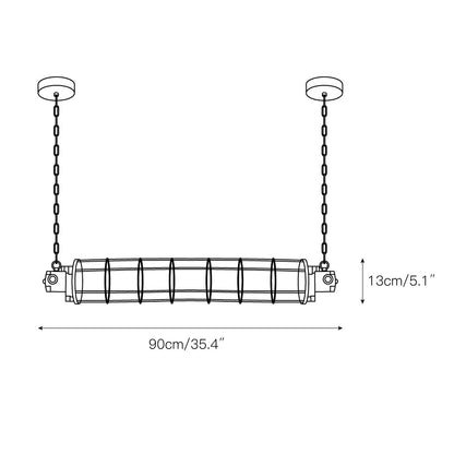 Strasbourg Tube Pendant Lamp