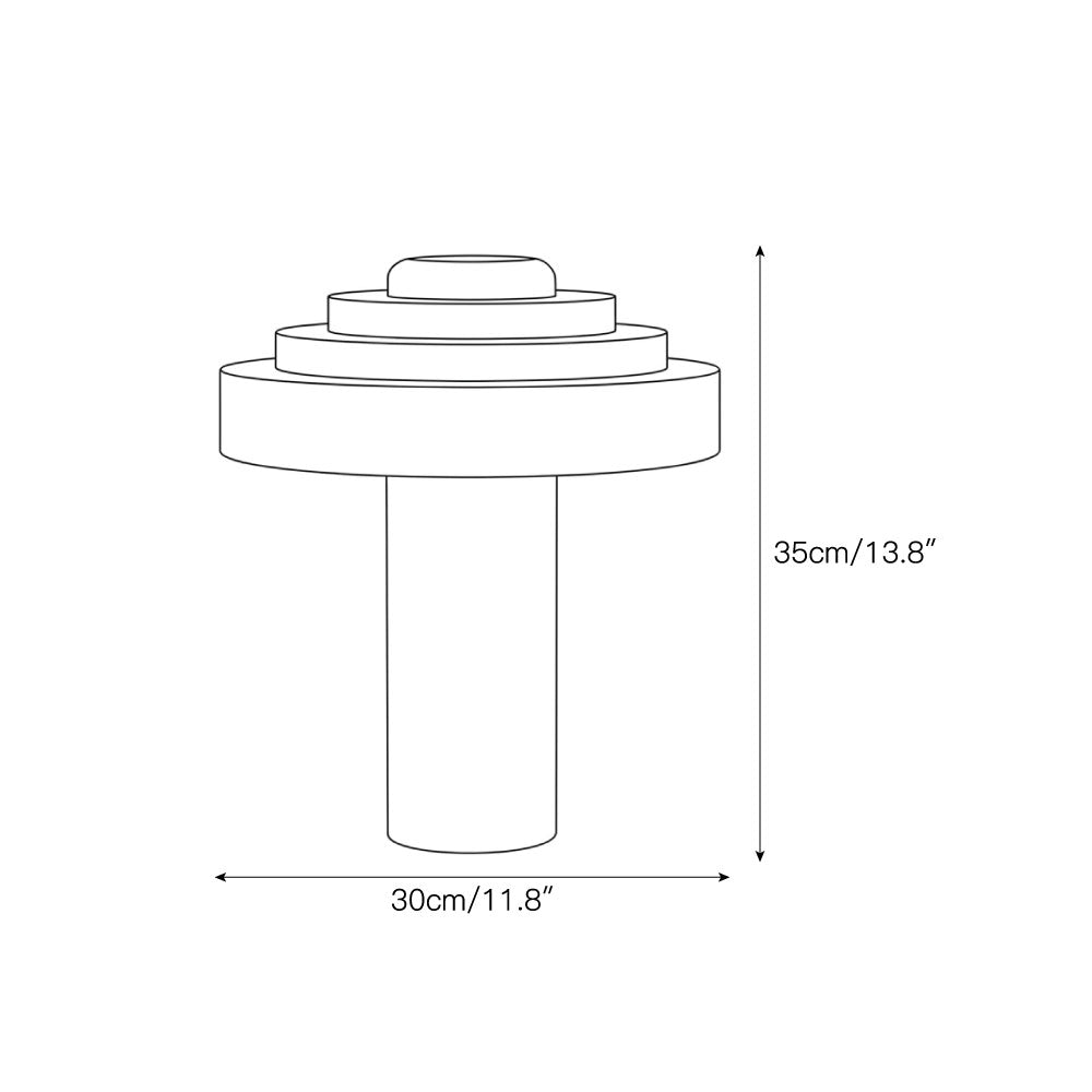 Stratelle Alabaster Table Lamp