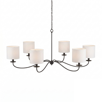 Sweeping Iron Chandelier