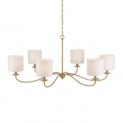 Sweeping Iron Chandelier