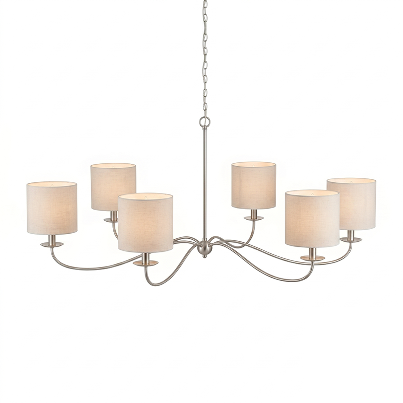 Sweeping Iron Chandelier