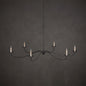 Sweeping Iron Chandelier