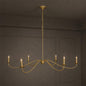 Sweeping Iron Chandelier