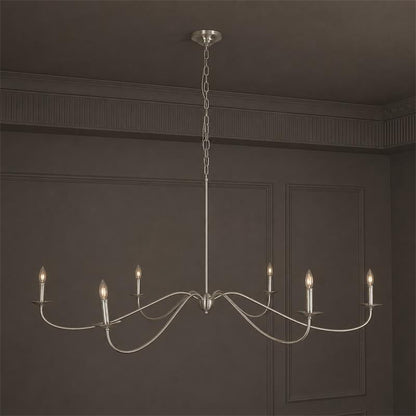 Sweeping Iron Chandelier