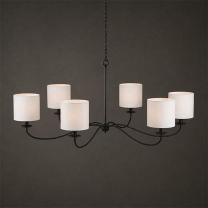 Sweeping Iron Chandelier