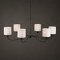 Sweeping Iron Chandelier