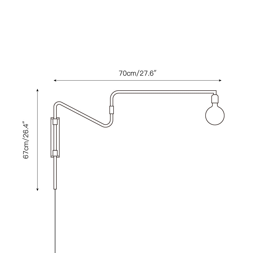 Swing Plug-in Wall Lamp