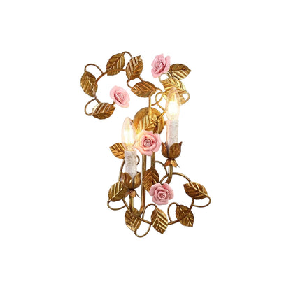 Symphony Rose Basket Sconce