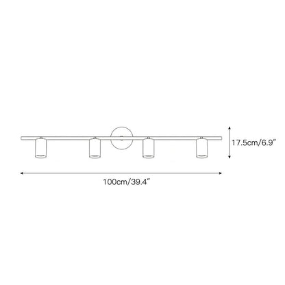 Quartzite Adjustable Head Wall/Ceiling Lamp