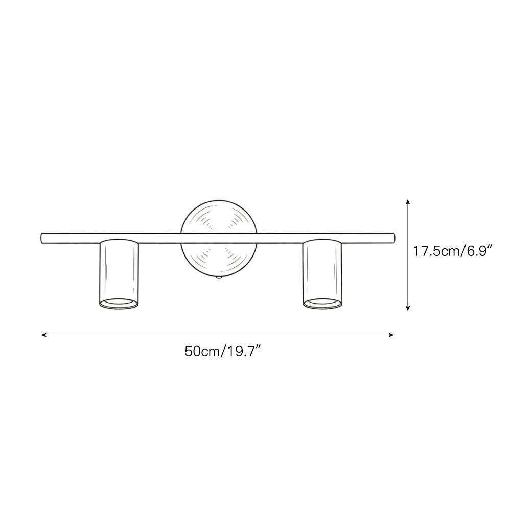 Quartzite Adjustable Head Wall/Ceiling Lamp