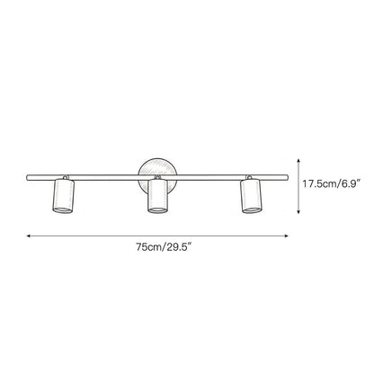 Quartzite Adjustable Head Wall/Ceiling Lamp